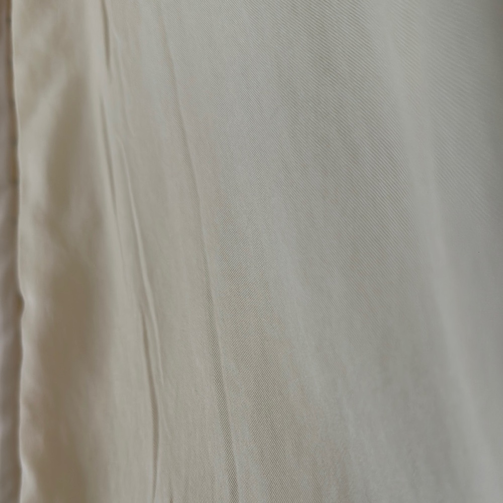 Cream Ruffled Wide-Leg Pants - Picture 6 of 7